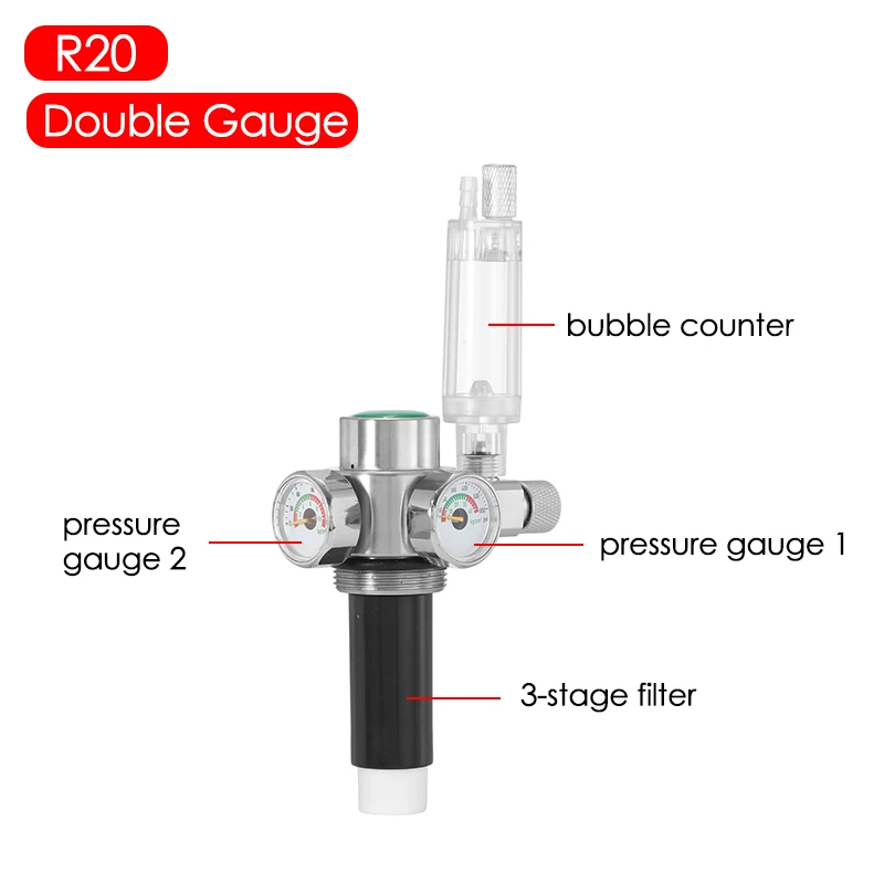 Internal Thread CO2 Steel Cylinder Generator Stainless Steel Valve Aquarium CO2 Carbon Fiber Filter Element Accessories Filter - Image 3