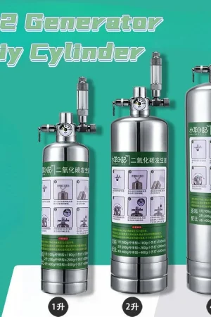 Carbon Dioxide Generator Refiner Set Water Plant Fish Tank CO2 Special Aquarium Ecological Pot DIY Homemade Cylinder