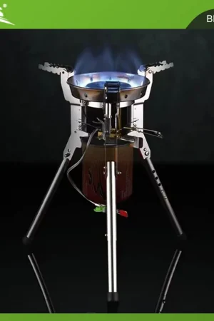 BRS-69 High Power 4360W Outdoor Gas Stove Adjustable Height Foldable Gas Burner Camping Picnic Windproof Stove Cooking Accessory