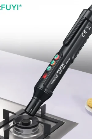 MASTFUYI Portable Gas Leak Detector Natural Gas Detector Combustible Gas Detector With Audible And Visual Alarm Gas Sniffer Test