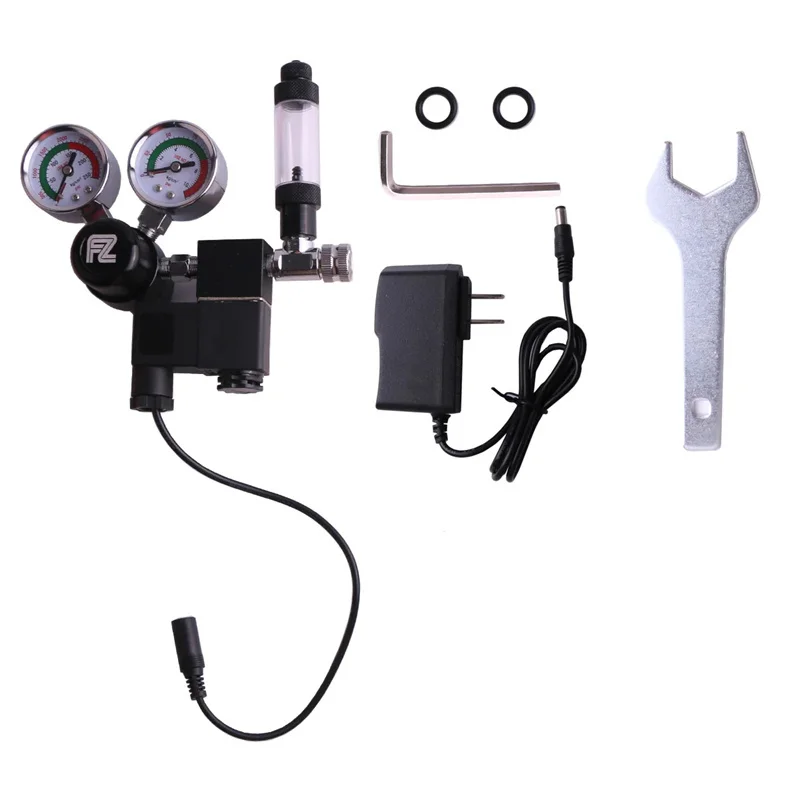 Fzone Single Stage Big Gauge Co2 Regulator Aquarium Accessories Fishbowl Cylinder Tank Bubble Counter Carbon Dioxide Reducer - Image 2