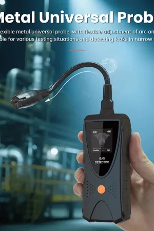 LCD Combustible Gas Detector Color Natural Gas Leak Detector Methane LPG Leak Detection Analyzers Tool With Audible Visual Alarm