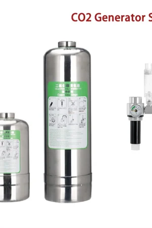 1L 2L CO2 Generator System Aquarium CO2 Cylinder Generator System Reactor Kit For Aquatic Plant Fish Tank Carbon Dioxide Steel