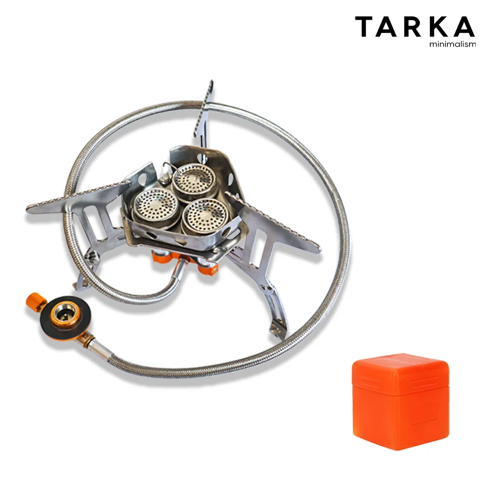TARKA Camping 5800w Gas Stove Strong Fire Burner, Tourist Heater Ultralight Folding Stove, Picnic Cookware Hiking Equipment - Image 6