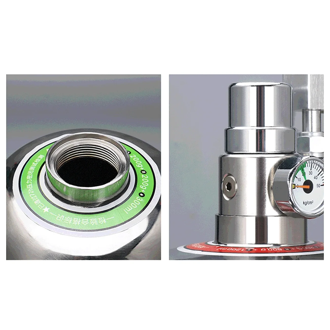 1L 2L CO2 Generator System Aquarium CO2 Cylinder Generator System Reactor Kit For Aquatic Plant Fish Tank Carbon Dioxide Steel - Image 3