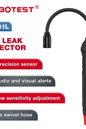 Habotest HT61L Gas leakage Detector With Digital Display Multi functional Sound Alarm High-precision Sensor Gas leakage Detector