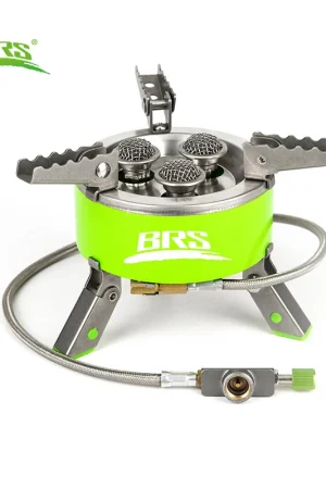 BRS Burner 4200W 7000W Outdoor Camping Gas Stove Foldable Hiking Picnic Furnace Portable Tourist Cooking Burner Camping Supplies