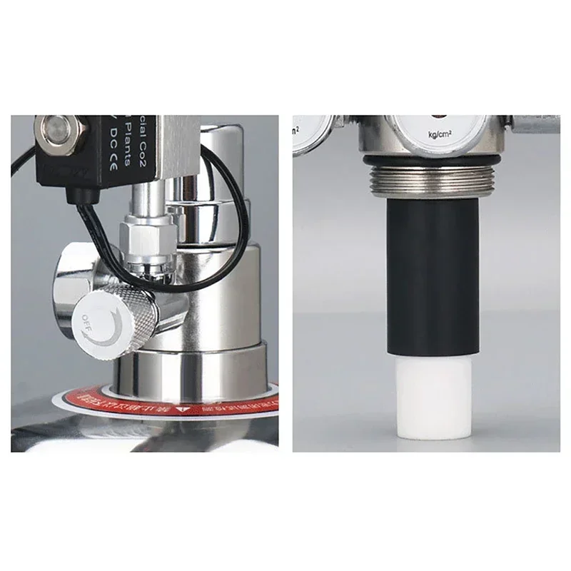 Internal Thread CO2 Steel Cylinder Generator Stainless Steel Valve Aquarium CO2 Carbon Fiber Filter Element Accessories Filter - Image 5