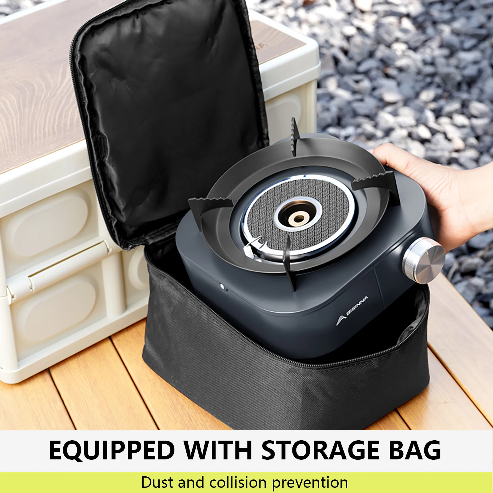 BISINNA 4000W High-power Infrared Stove Portable Lightweight Gas Burner Split Type Stove Outdoor Camping Supplies Picnic Hiking - Image 5