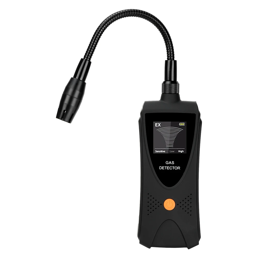 LCD Combustible Gas Detector Color Natural Gas Leak Detector Methane LPG Leak Detection Analyzers Tool With Audible Visual Alarm - Image 6